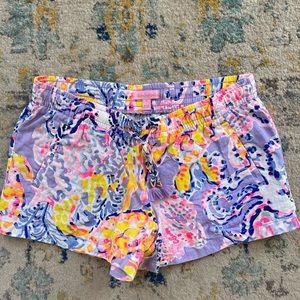 Lilly Pulitzer Elastic Waist Shorts with Tassel Size S
